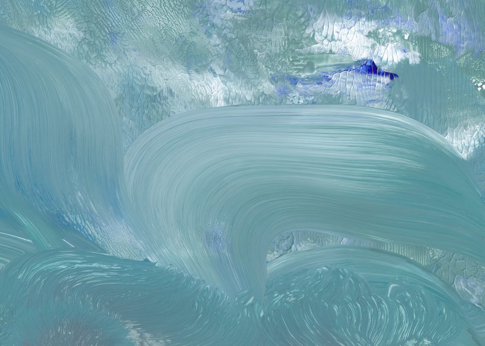Vagues de liquide bleu - Maira Ribena