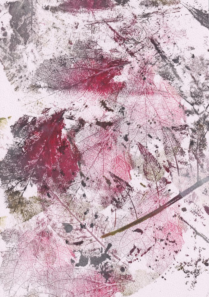 Impressions de feuilles pourpres - Maira Ribena