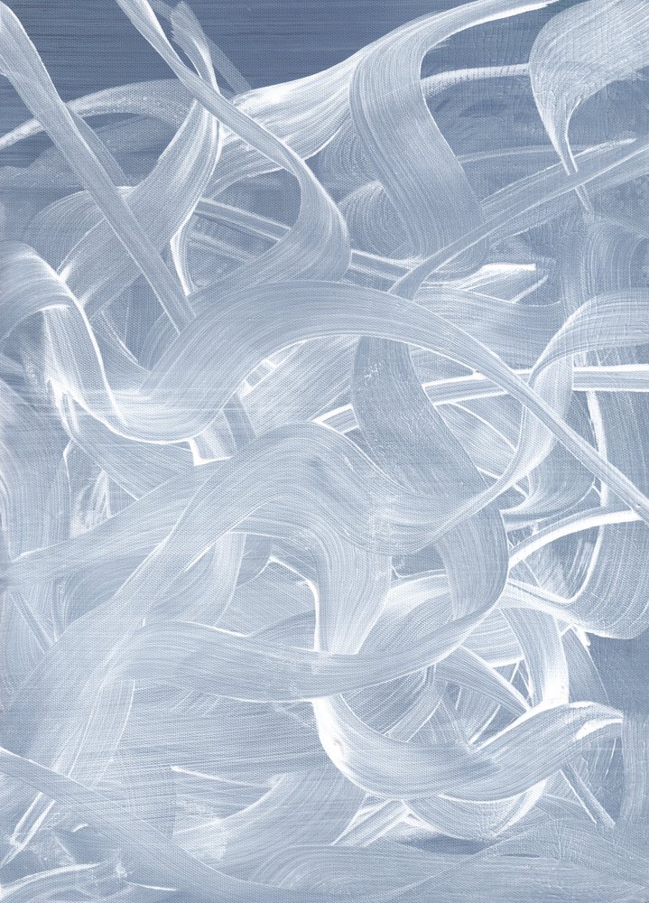 Abstrait bleu fluide - Maira Ribena