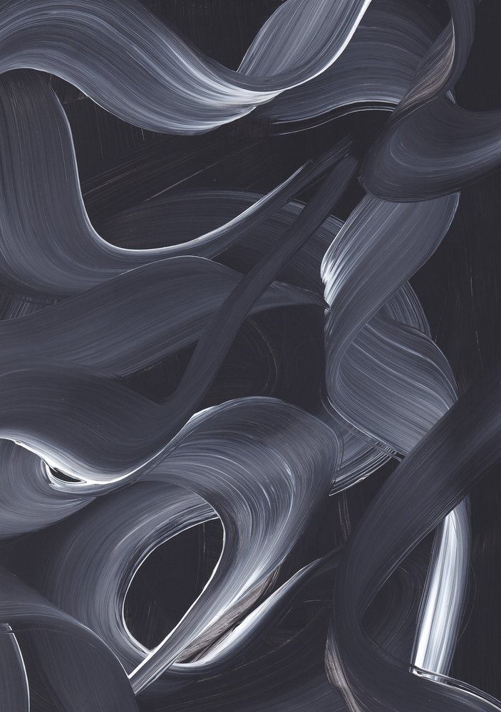 Courbes fluides et monochromes - Maira Ribena