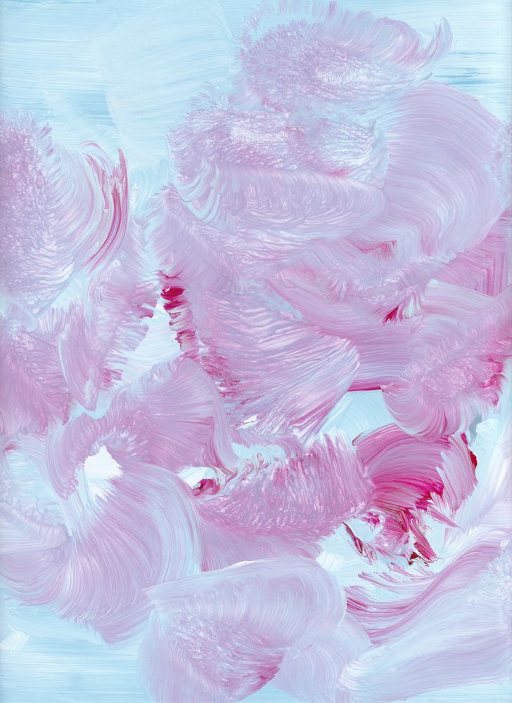 Nuances fluides de rose et de bleu - Maira Ribena