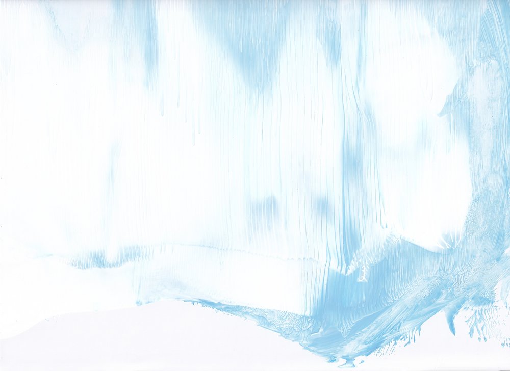 Flux minimaliste bleu pâle - Maira Ribena