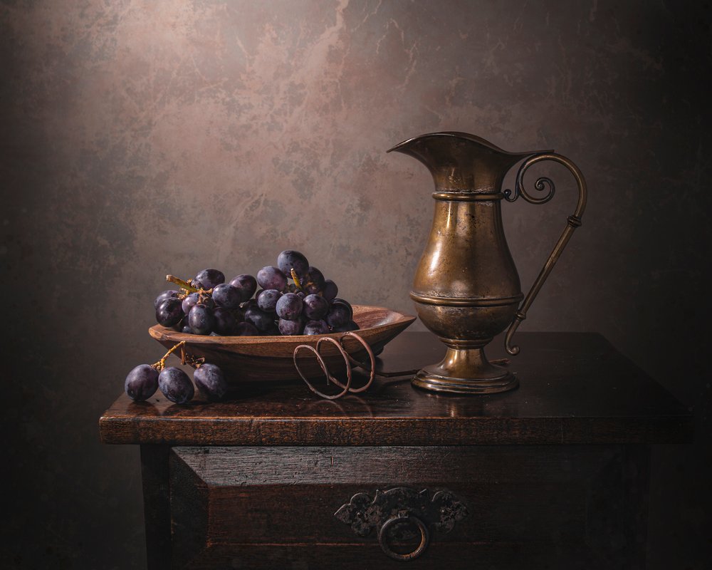 Raisins classiques et pichet - Margareth Perfoncio