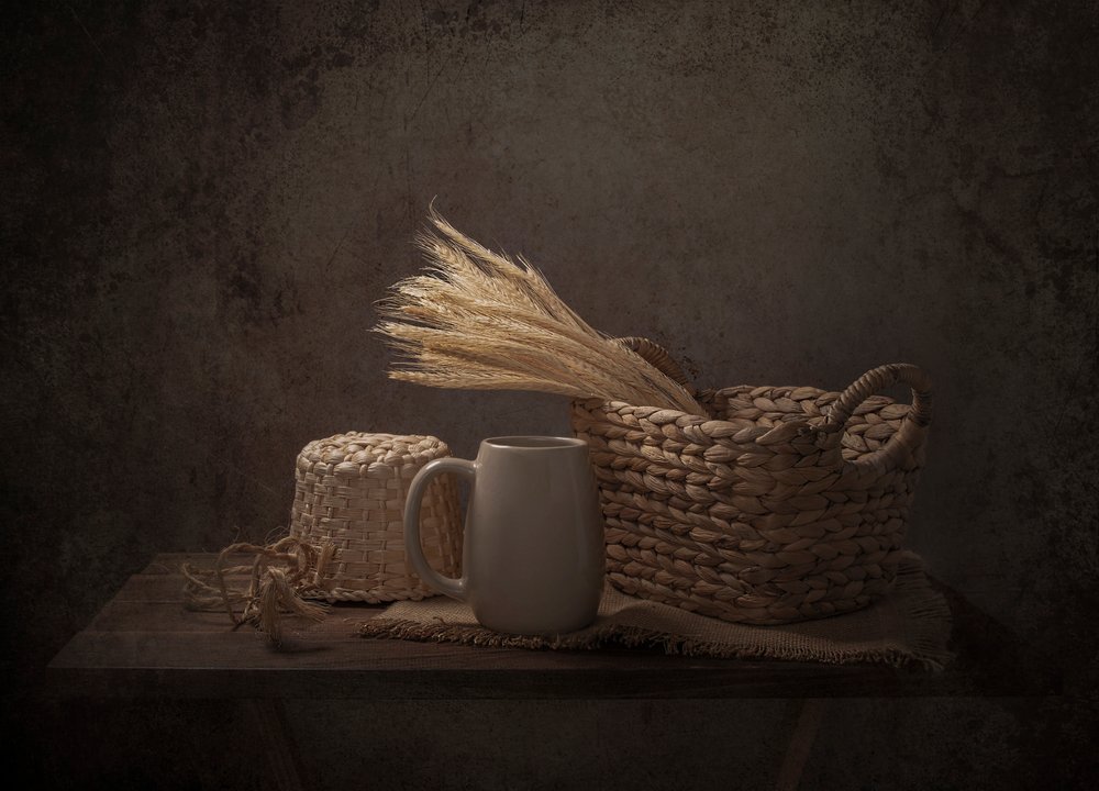Ambiance rustique et chaleureuse des récoltes - Margareth Perfoncio