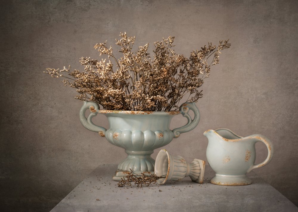 Nature morte aux fleurs séchées - Margareth Perfoncio