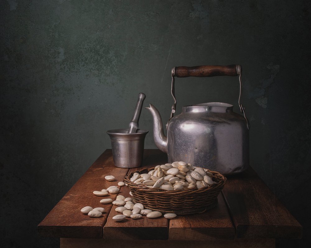 Nature morte dans une cuisine rustique - Margareth Perfoncio