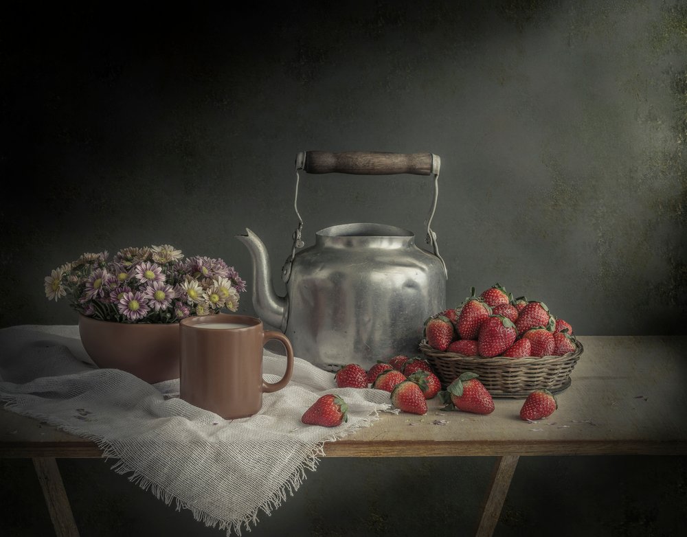 Nature morte rustique matinale - Margareth Perfoncio