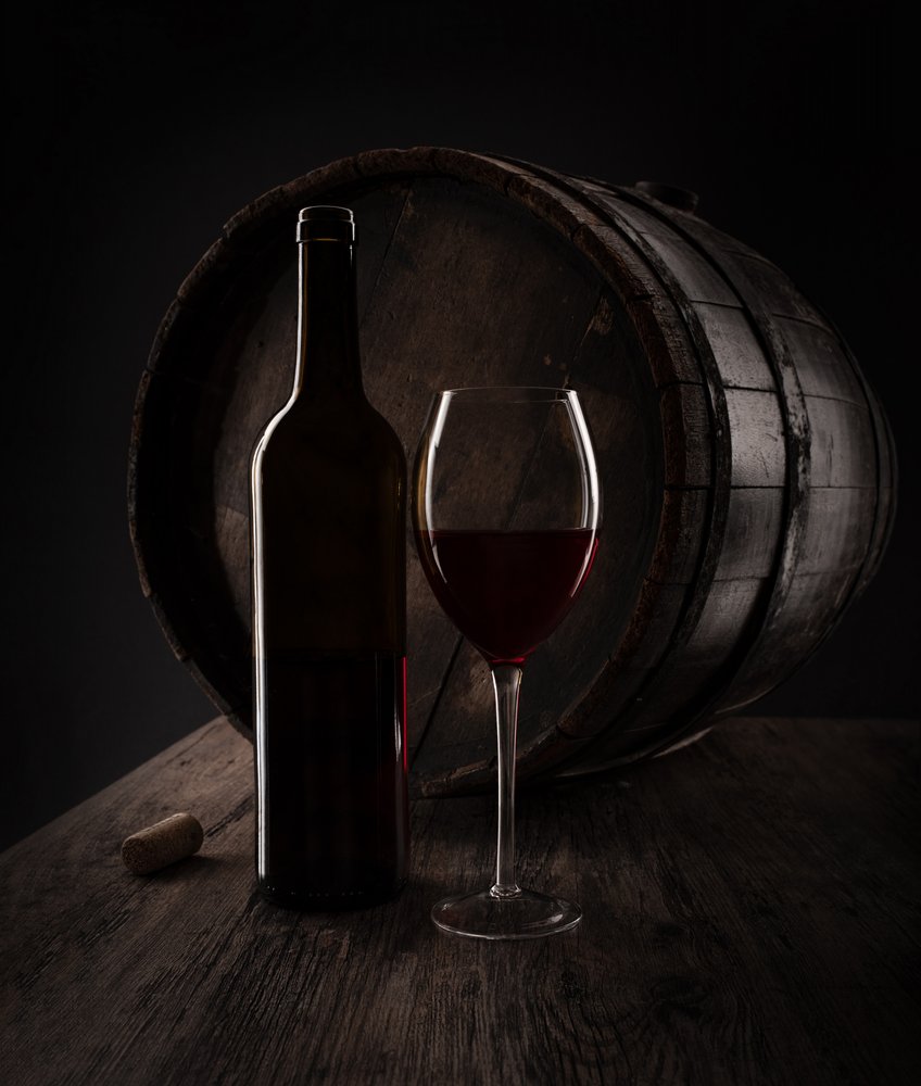 Vin rustique et tonneau - Margareth Perfoncio