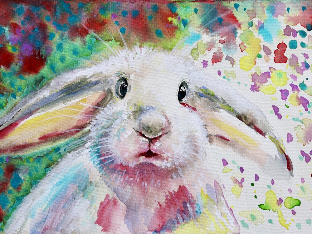 Lapin fantaisiste et coloré - Marina Kozyr