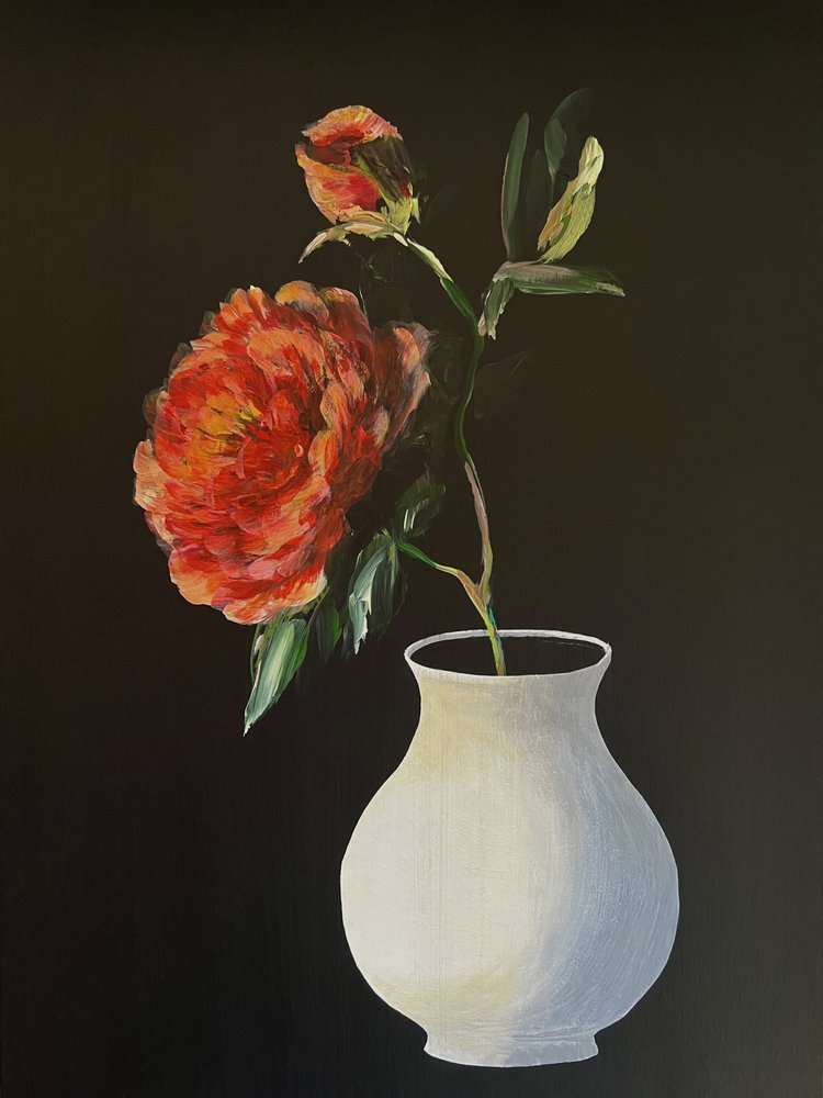 Une pivoine aux couleurs éclatantes - Marina Kozyr