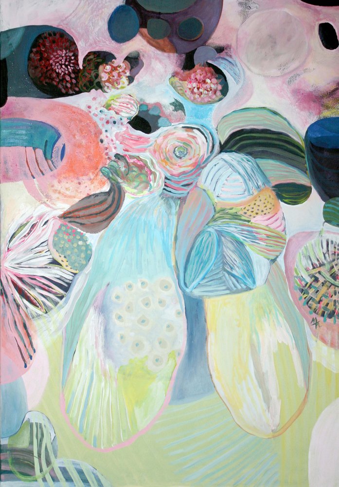 Abstrait organique onirique - Marina Nelson