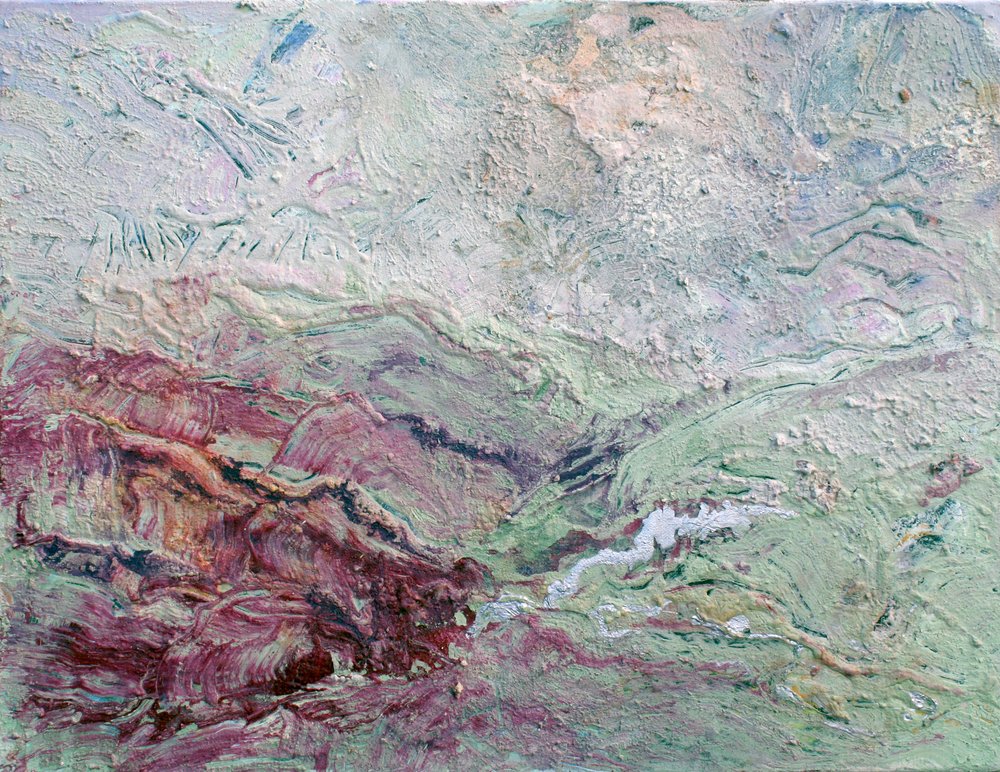 Paysage aux textures terreuses - Marina Nelson