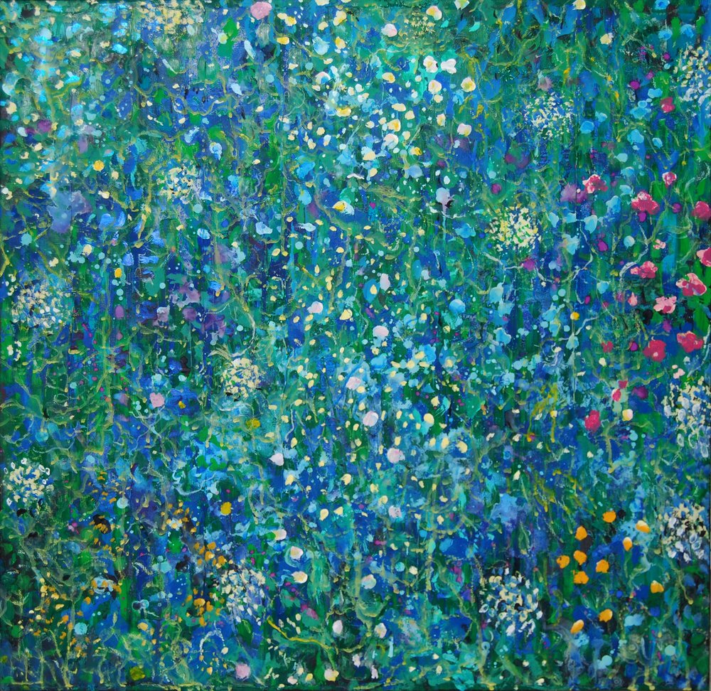 Une prairie fleurie aux couleurs éclatantes - Marina Nelson
