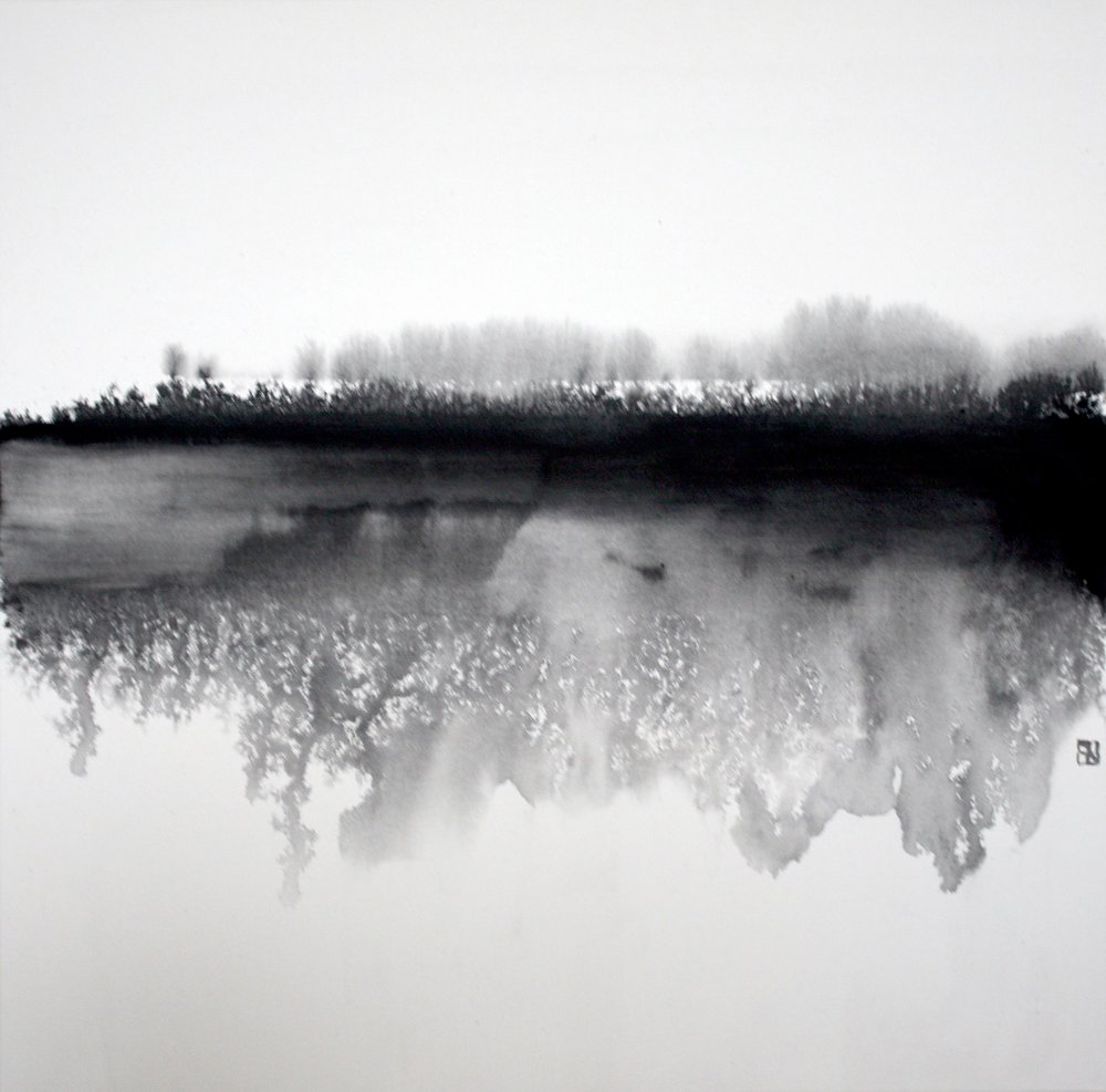 Réflexion sur la forêt zen - Marina Nelson