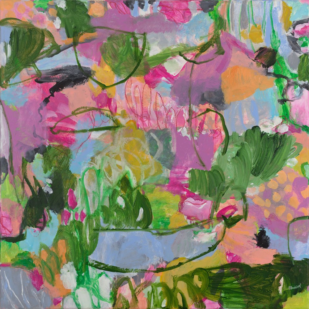 Jardin abstrait coloré - Marisol Evora