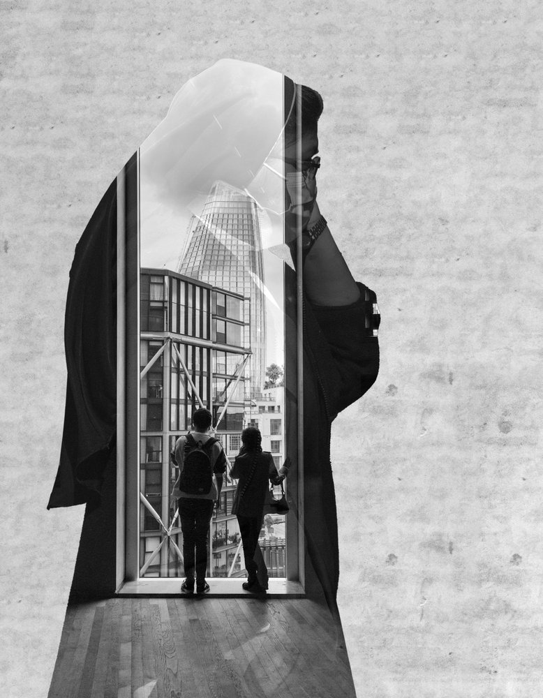 Vision urbaine en double exposition - Martin Agius