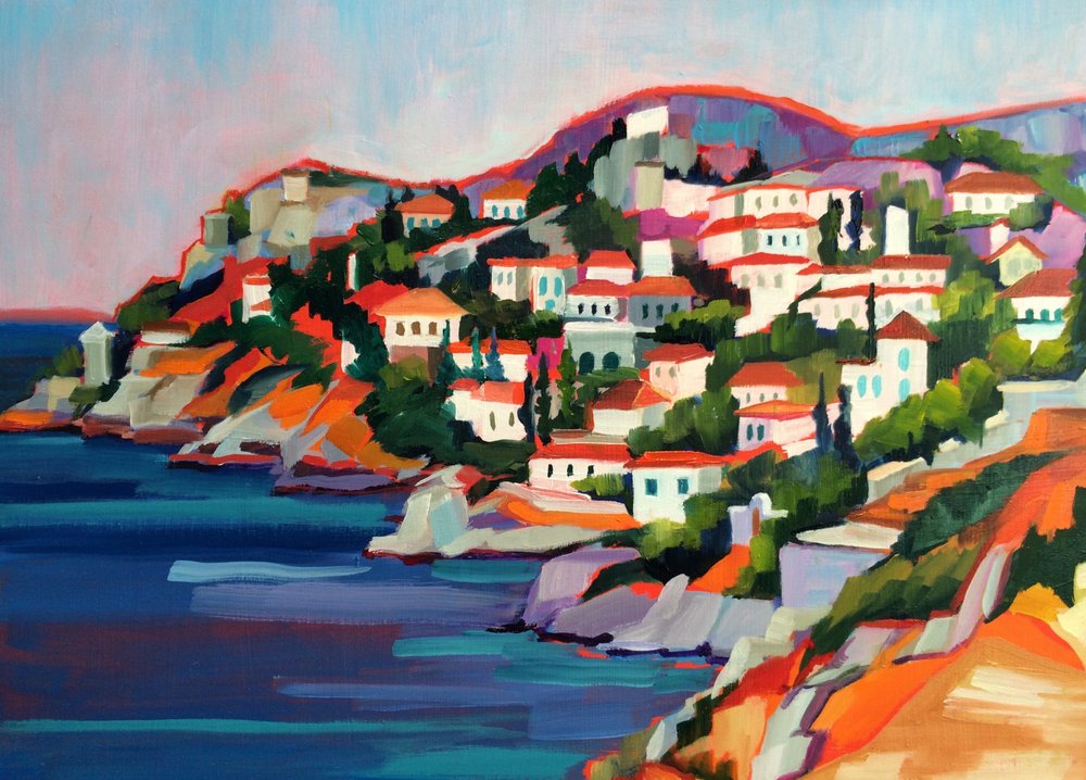 Village côtier haut en couleur - Maxine Shore