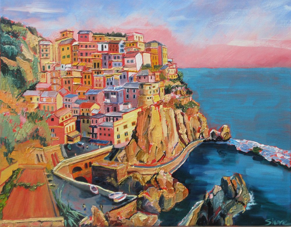 Un village côtier italien haut en couleur - Maxine Shore