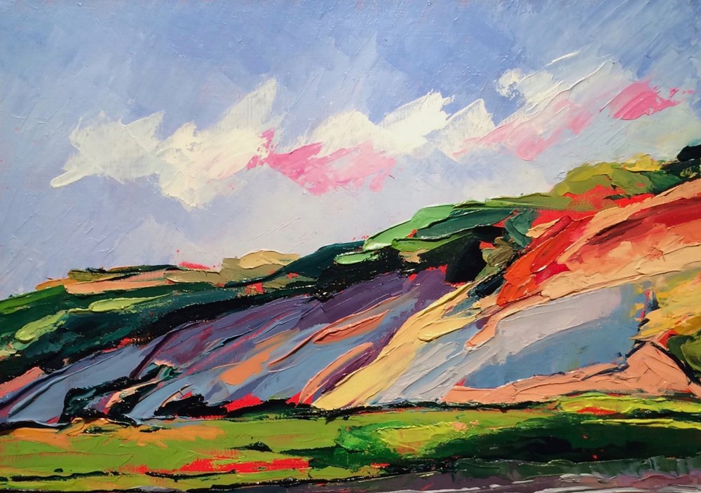 Des collines vallonnées aux couleurs chatoyantes - Maxine Shore