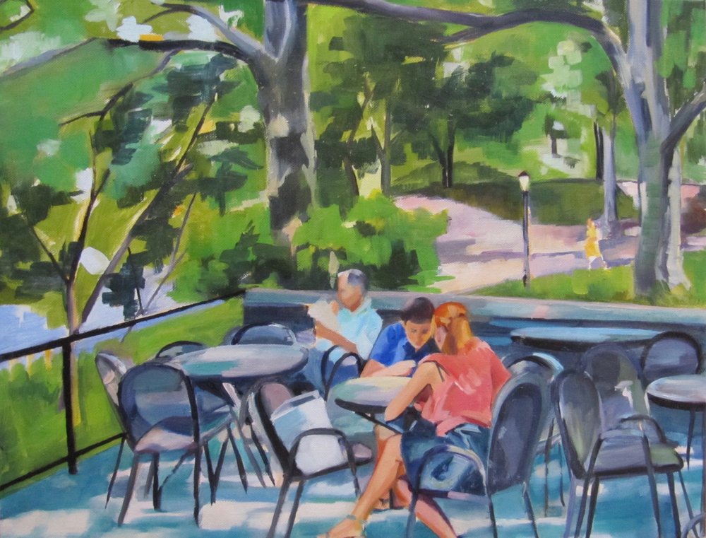 Scène au Park Café - Maxine Shore