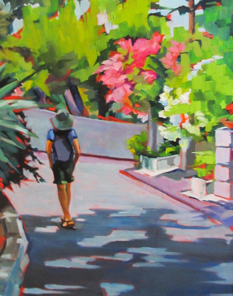 Promenade dans le jardin en été - Maxine Shore