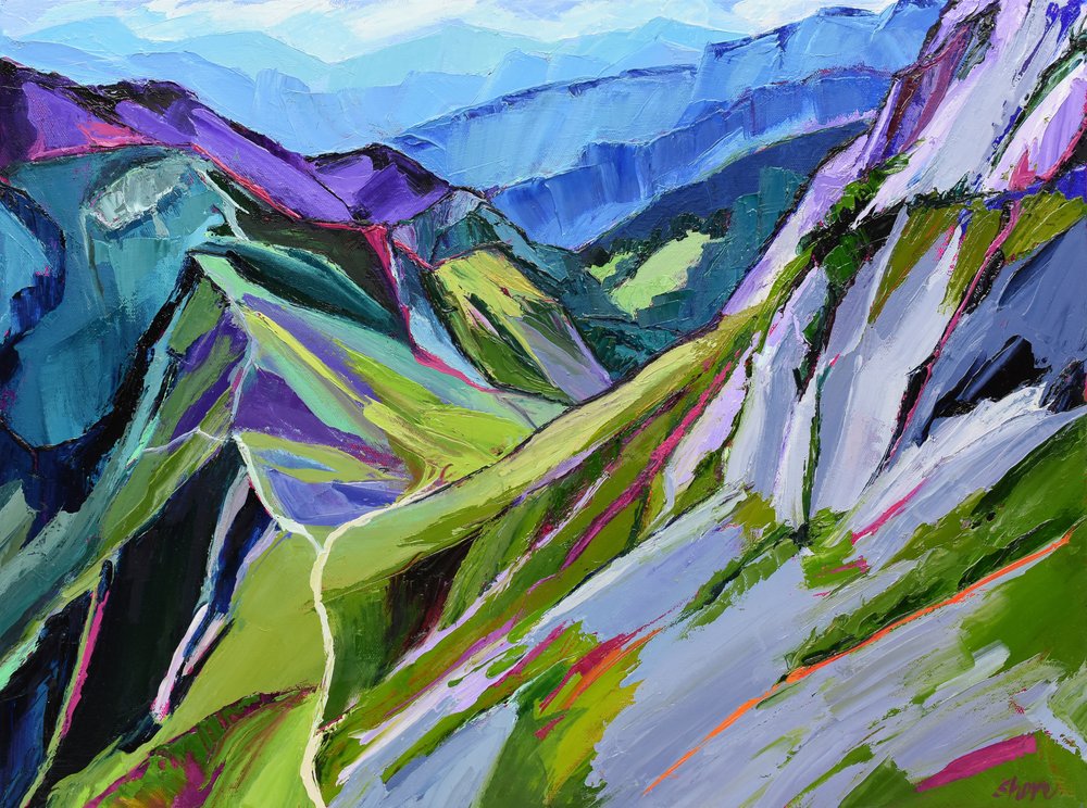 Sentier de montagne plein de vie - Maxine Shore