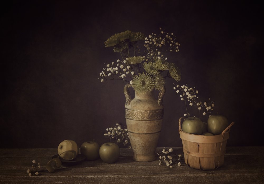 Nature morte à la pomme verte - May G