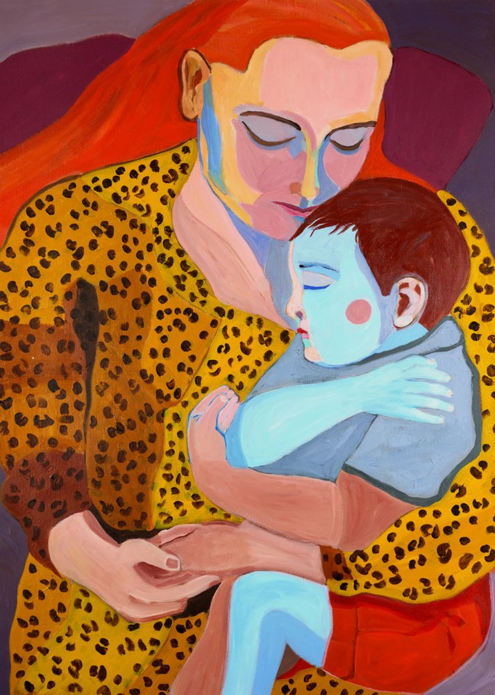Tendre étreinte entre une mère et son enfant - Monica Prentice