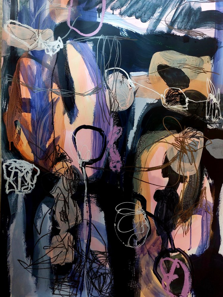Formes fluides abstraites - Monika Riethmueller