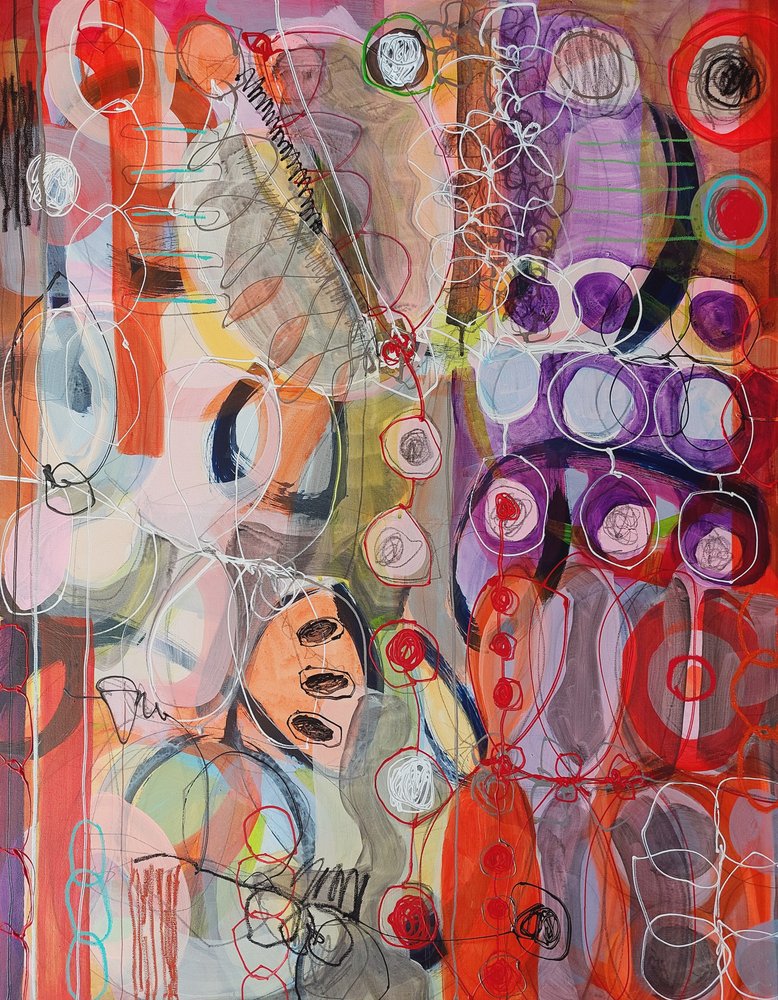 Un flux abstrait et dynamique - Monika Riethmueller