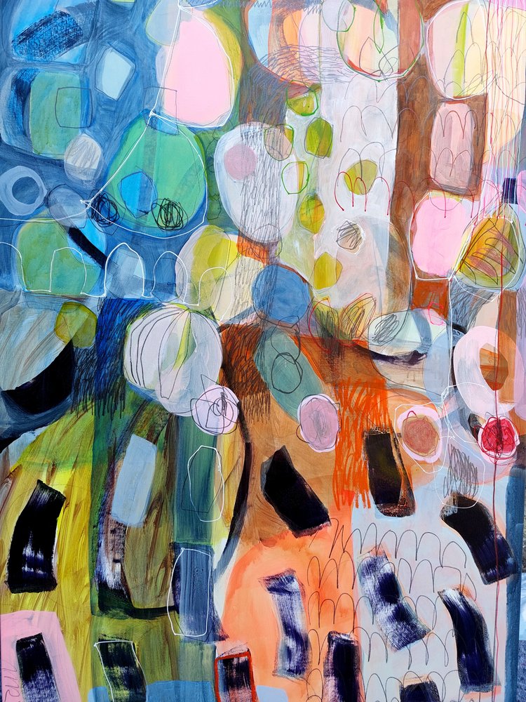 Formes organiques éclatantes - Monika Riethmueller