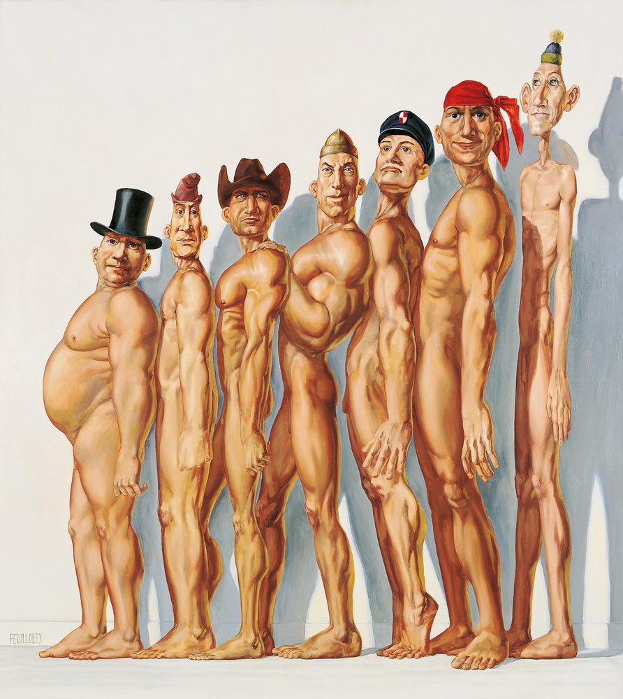 Des figures masculines variées - Myriam Feuilloley