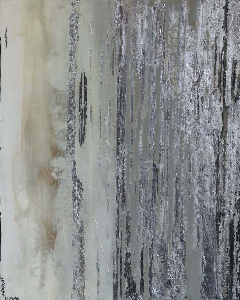 Abstrait métallique moderne - Natalie Avondet