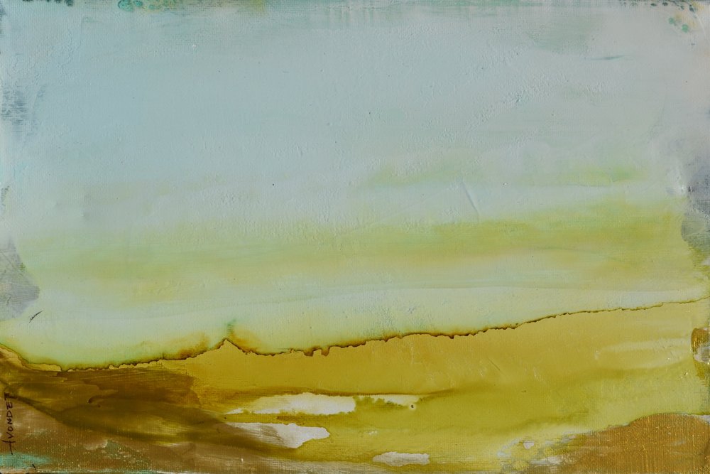 Paysage abstrait serein - Natalie Avondet