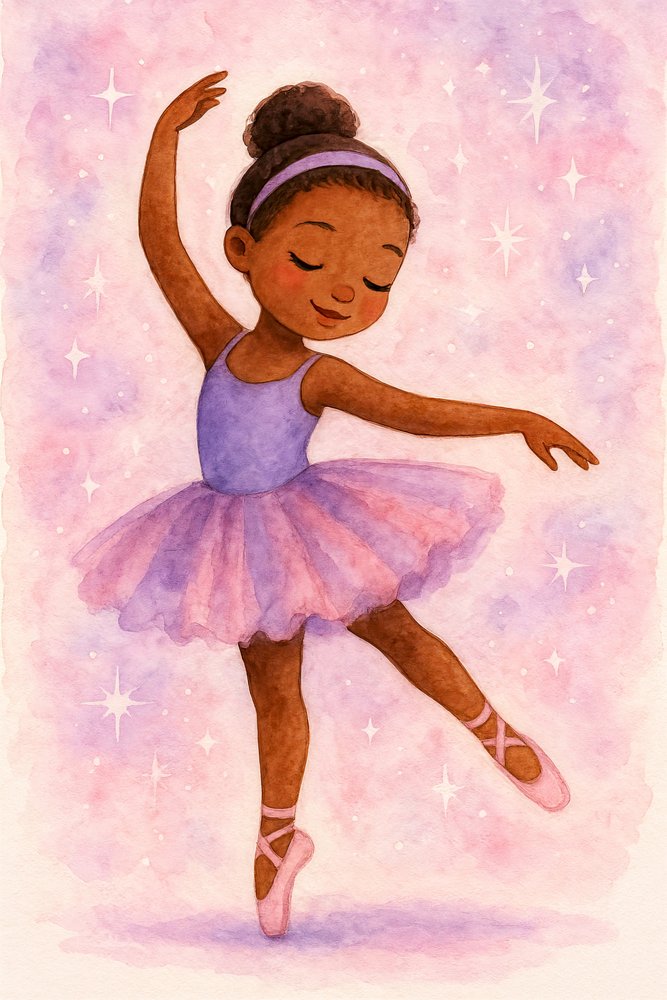 Une petite ballerine gracieuse - Natalie Bruns