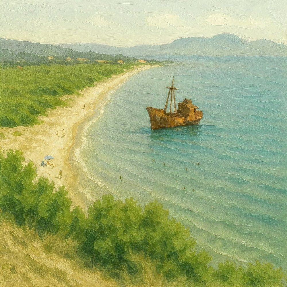 La plage idyllique des épaves - Natalie Bruns
