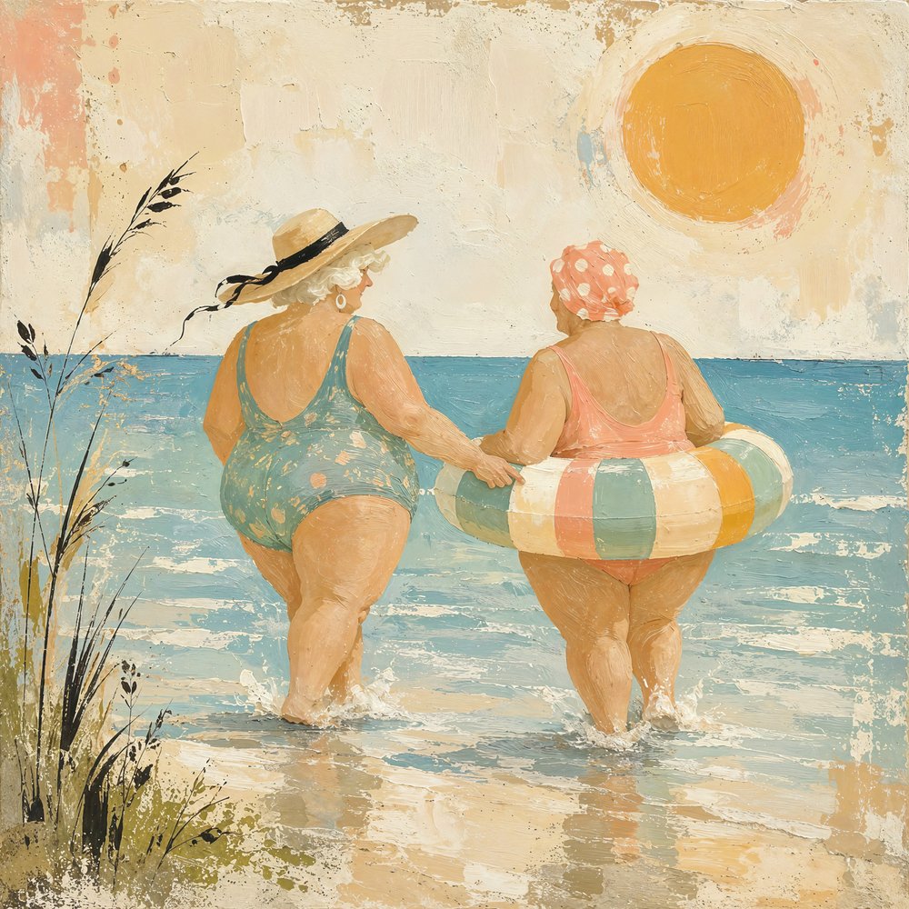 Une joyeuse balade sur la plage - Natalie Bruns