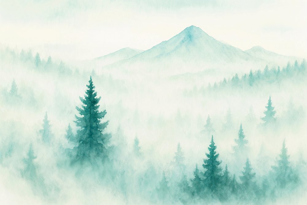 Les montagnes de la Forêt Brumeuse - Natalie Bruns