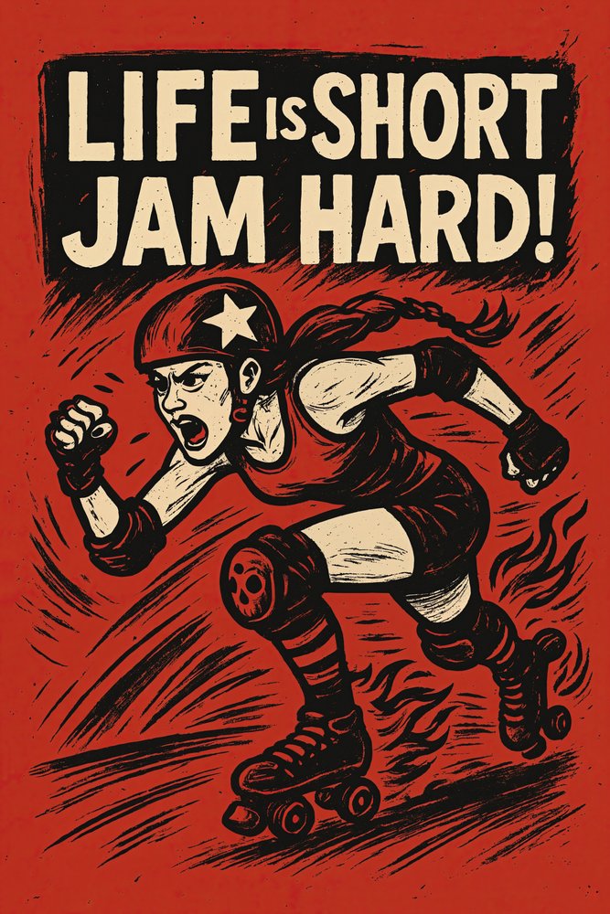 Roller Derby Jam Hard - Natalie Bruns