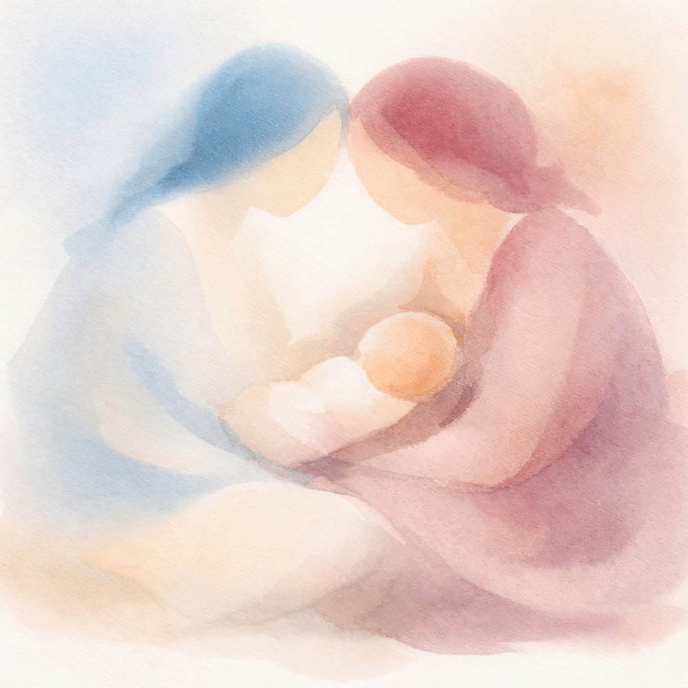 Une tendre étreinte familiale - Natalie Bruns