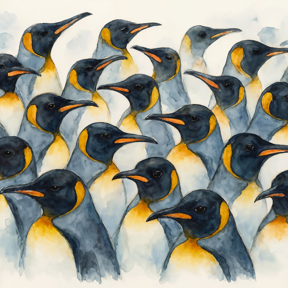 Pingouins empereurs à l