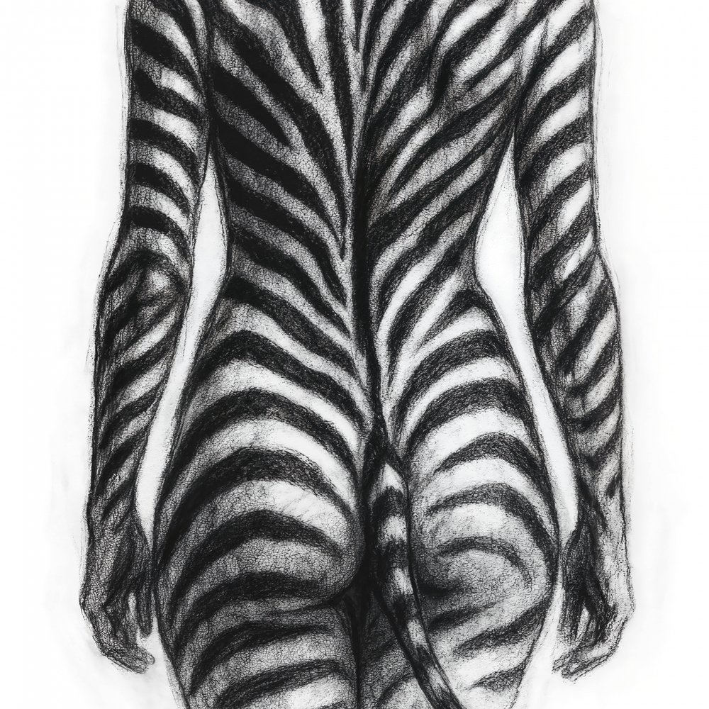 Personnage rayé comme un zèbre - Natalie Bruns