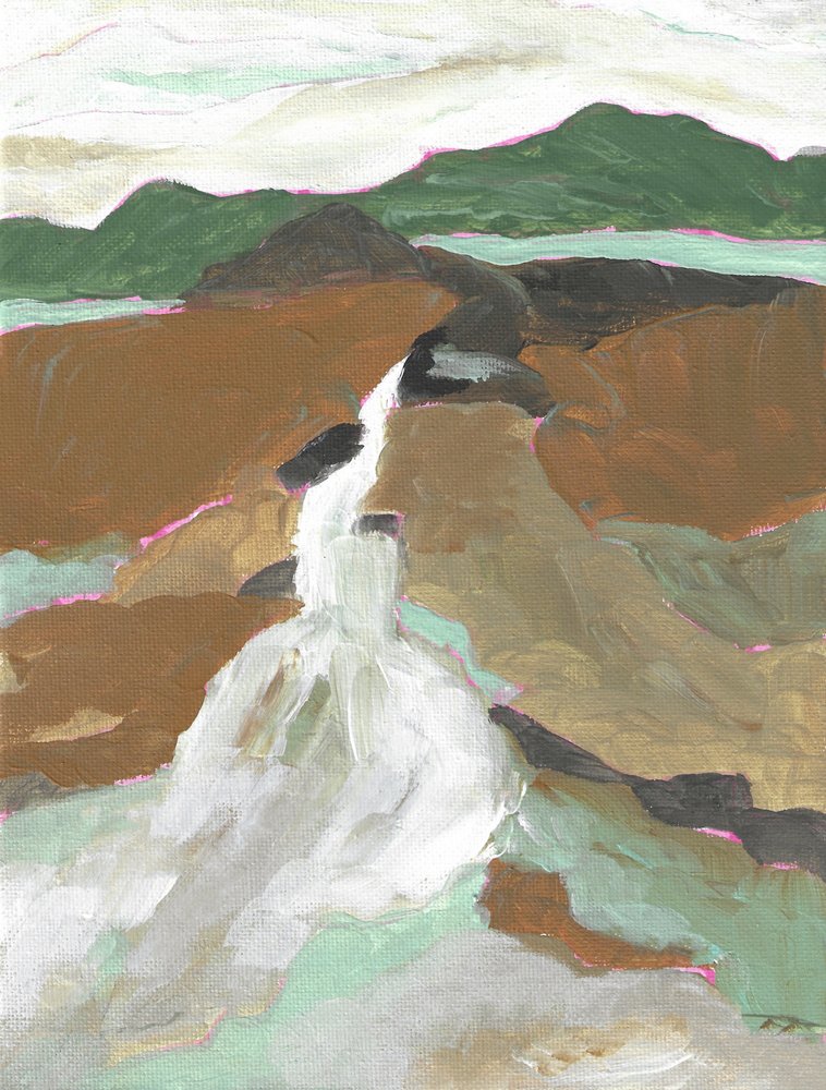 Cascade dans un paysage de montagne - Nikita Jariwala