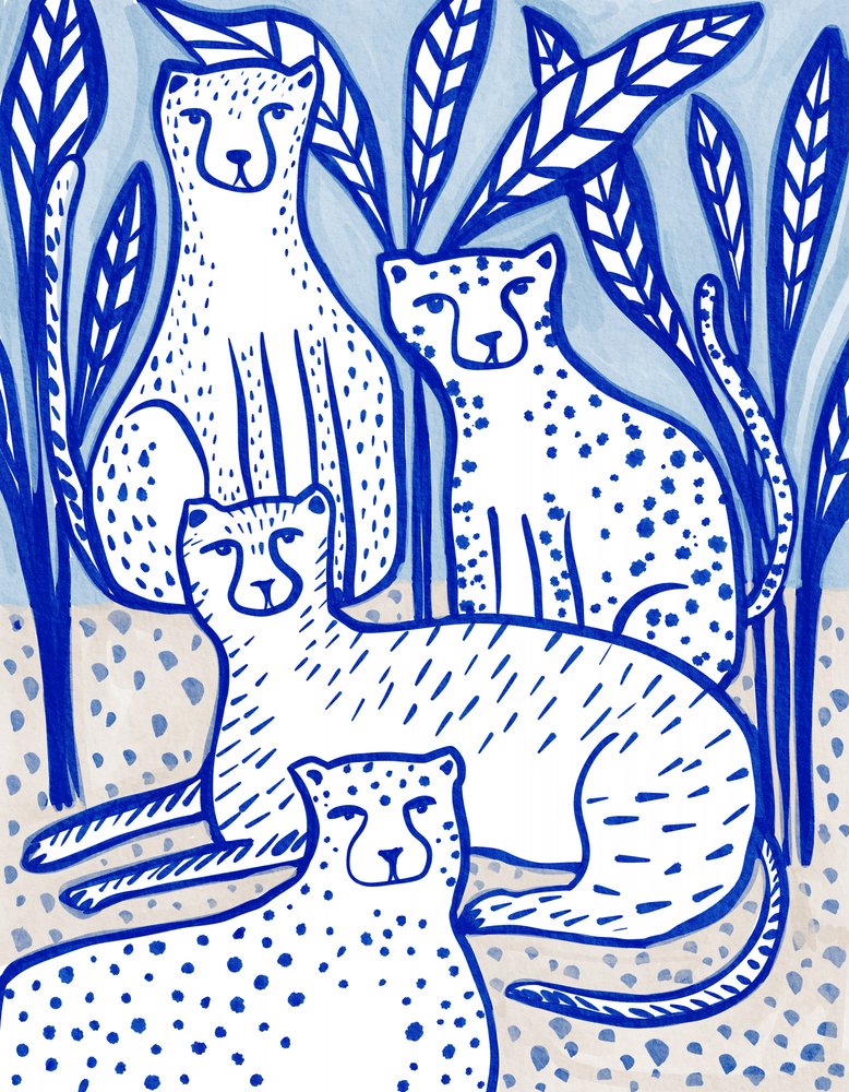 Les guépards de la jungle bleue - Nikita Jariwala
