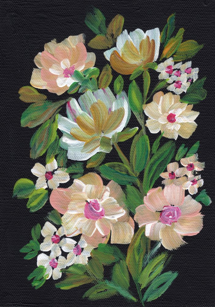 Bouquet floral de minuit - Nikita Jariwala