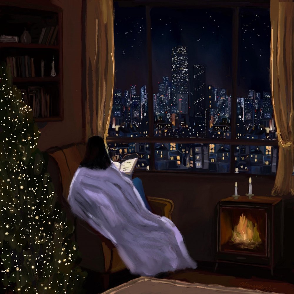 Douce nuit de Noël en ville - Osheensgallery