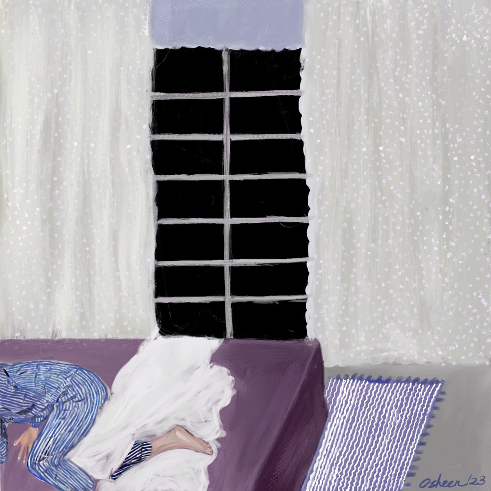 Sommeil douillet à la fenêtre - Osheensgallery