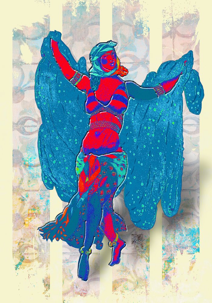 Une danseuse du ventre haute en couleur - Osvaldo Russo