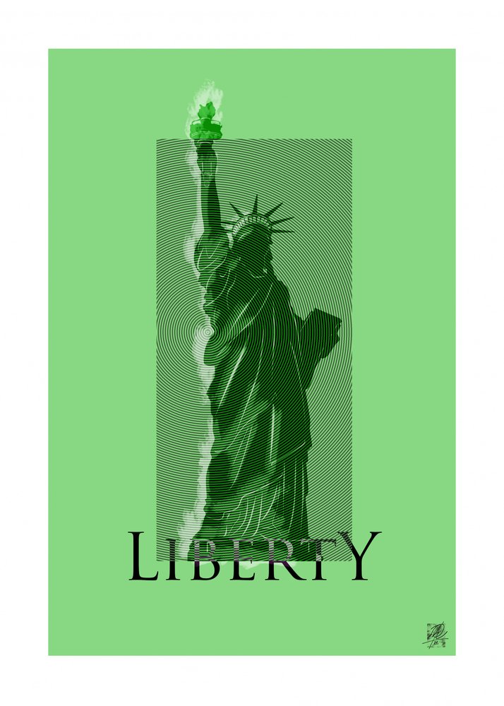 La lueur verte de Liberty - Osvaldo Russo