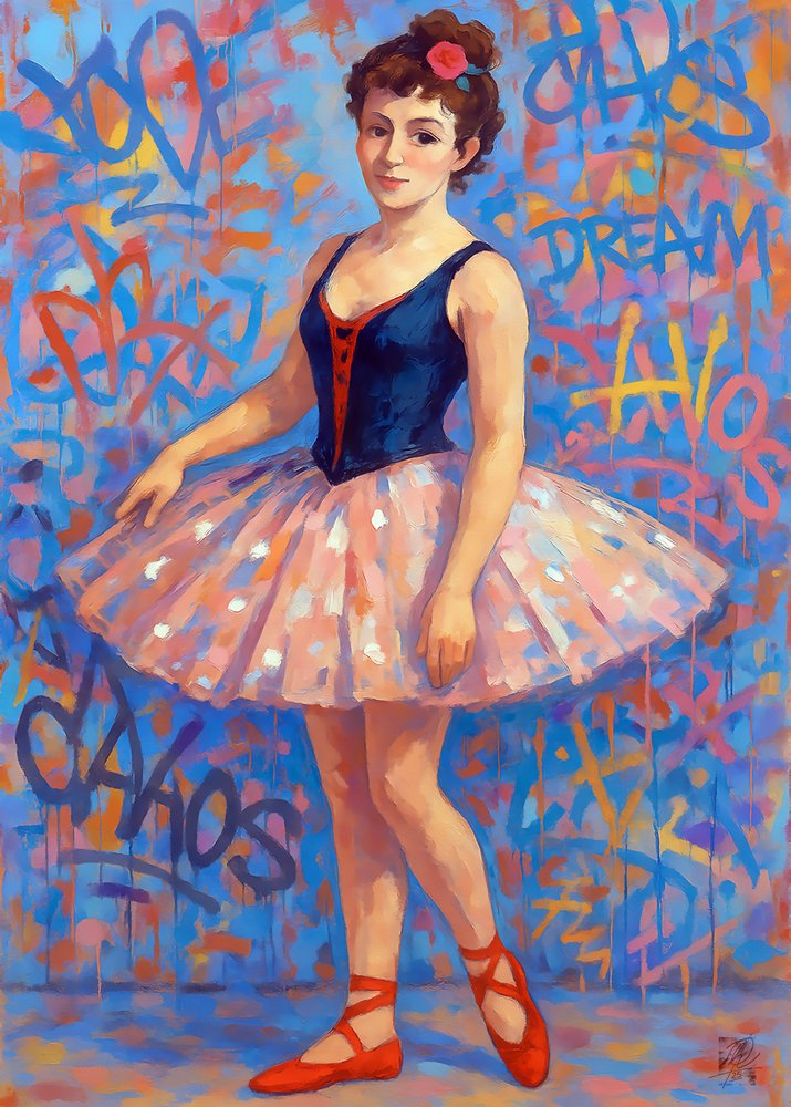 Ballerine de street art - Osvaldo Russo
